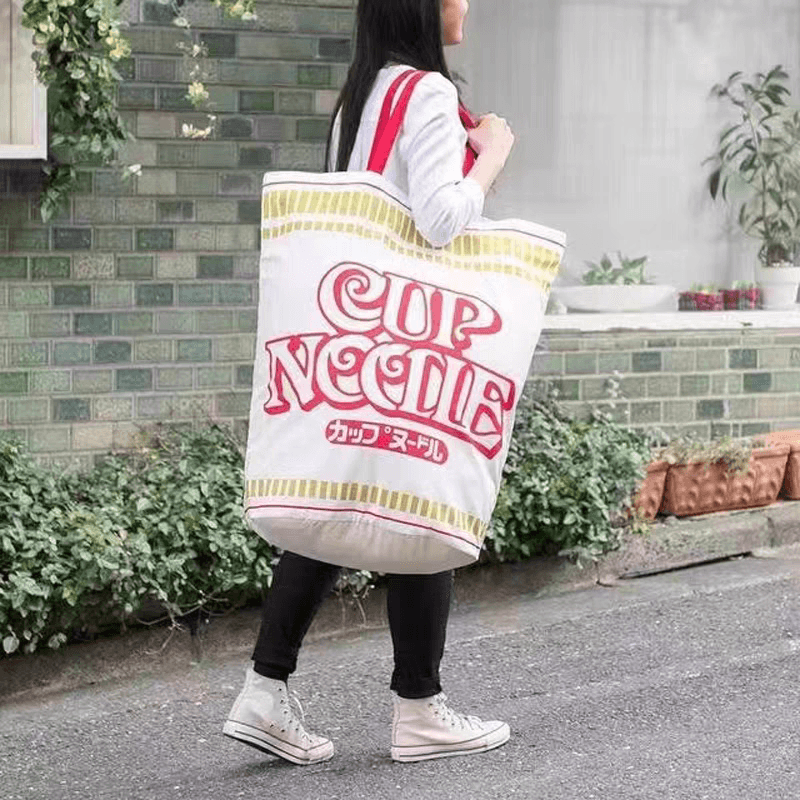 초대형 컵누들 장바구니 대형 가방 에코백