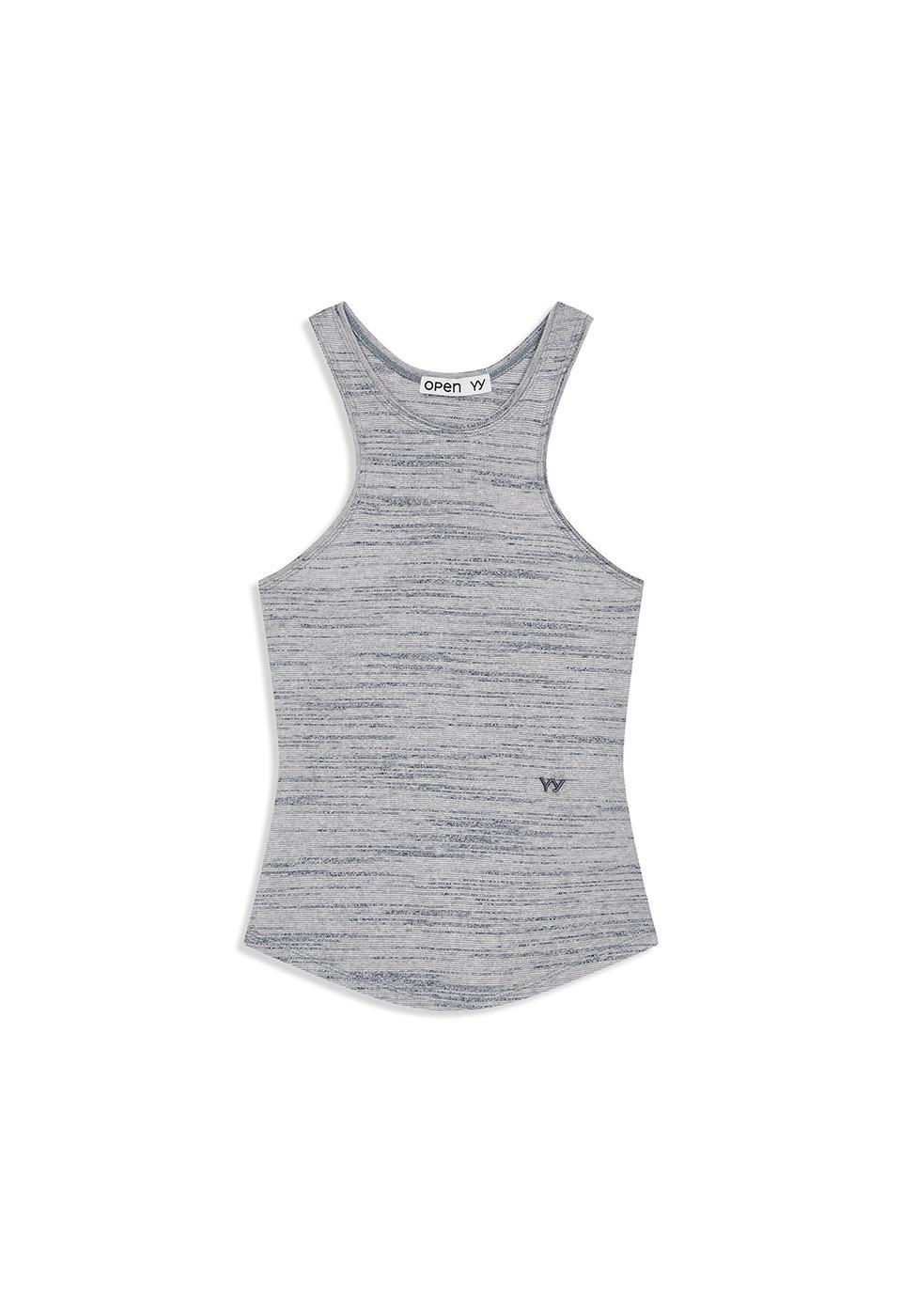 YY RACER TANK, GRAY