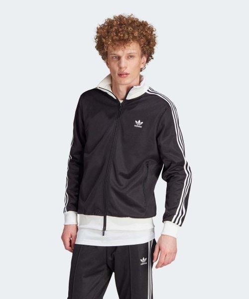 아디다스(ADIDAS)  베켄바우어 트랙탑 - 블랙:화이트 / II5763 - 사이즈 & 후기 | 무신사