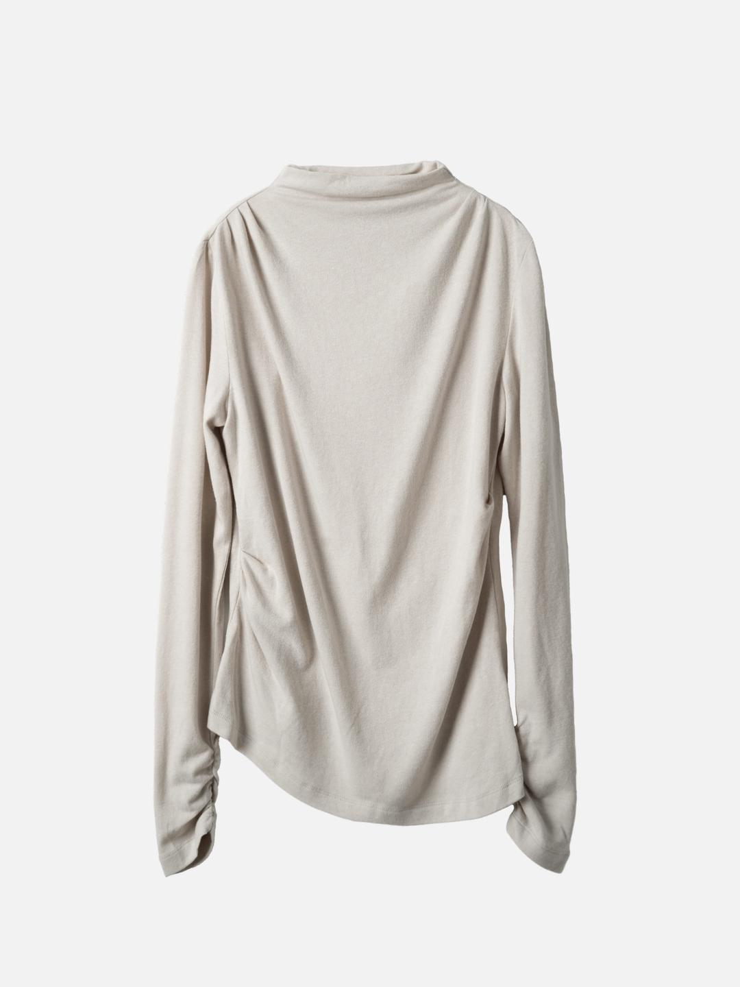 Drape Long Sleeve Oatmeal