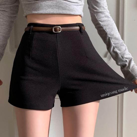 [겨울기모🔥][자체체작🐑/허리쏘옥/기모안감] 진짜 편한 겨울 쫀득 반바지(벨트 고리 선택 가능)