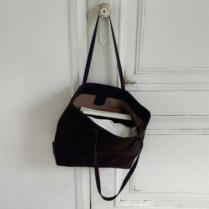 Kevin suede bag (brown)