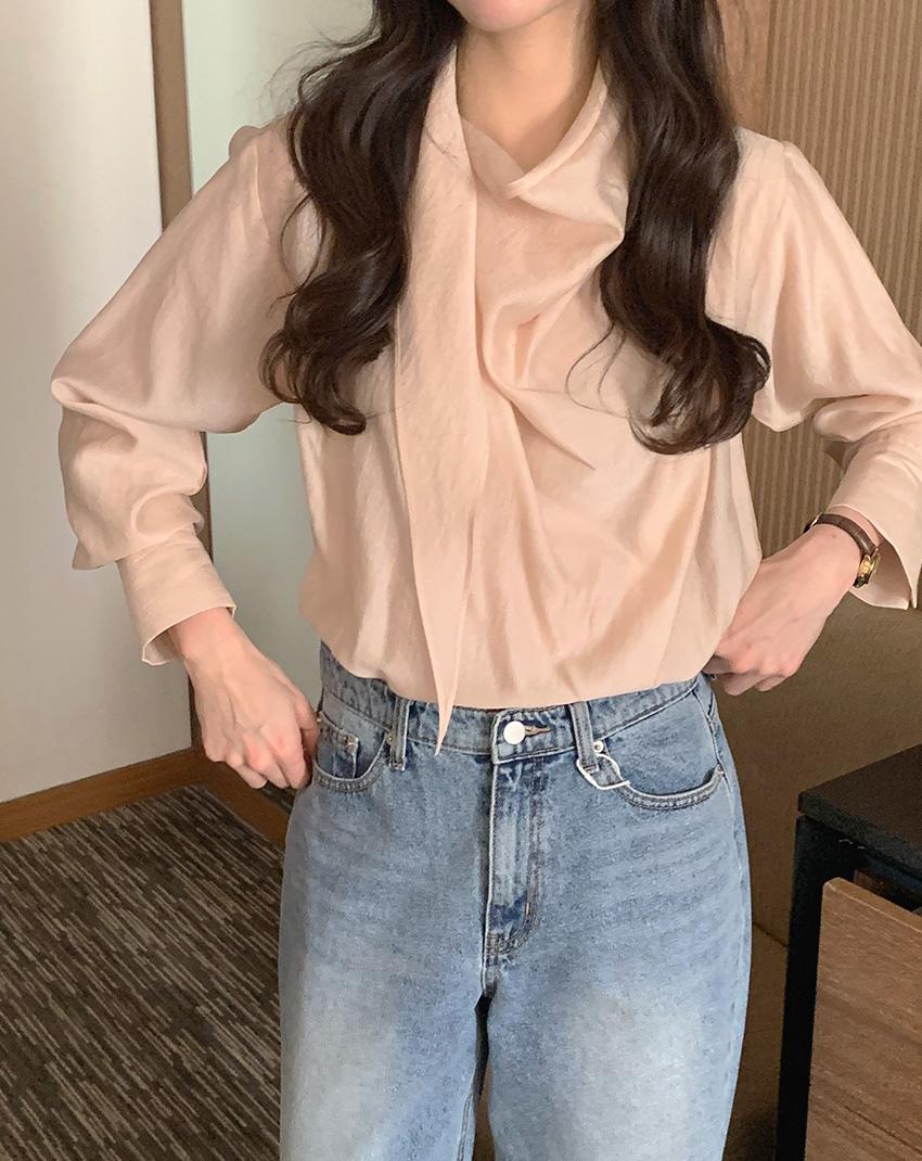 (릴스 문의 폭주!) 홀디 스카프 블라우스 3color!