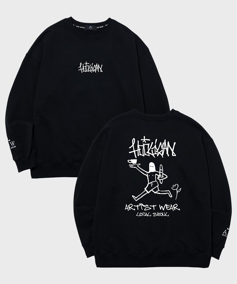 [ATW x HOOLIGAN] 로고아트웍 맨투맨