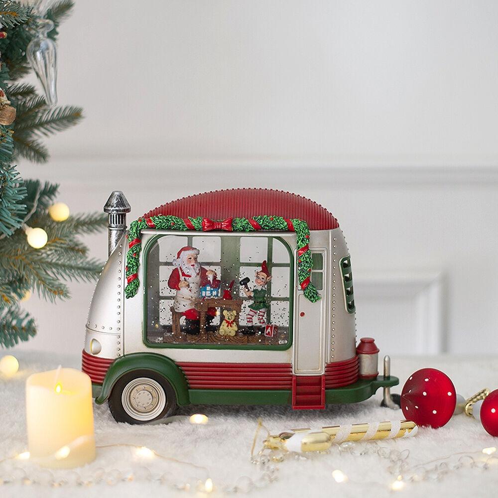 크리스마스 캠핑카 워터볼 오르골