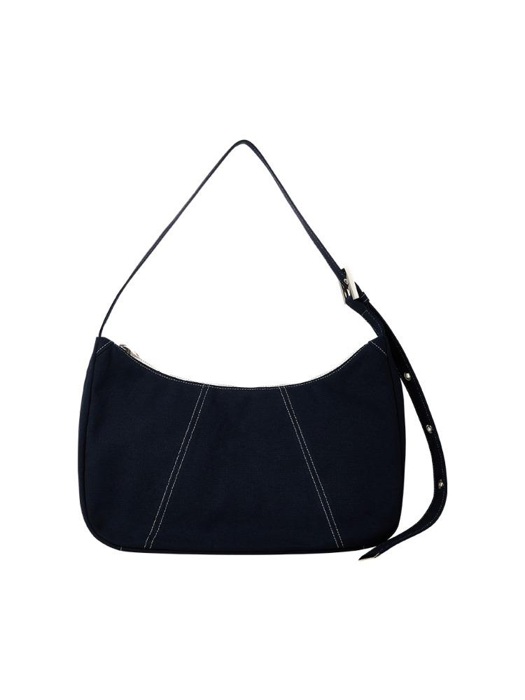 Canvas Stitch Hobo Bag (navy)