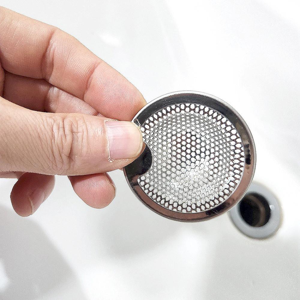 욕조거름망 마개 머리카락 싱크대 세면대 배수구 망 덮개 트랩 욕실 이물질 배수 뚜껑 소