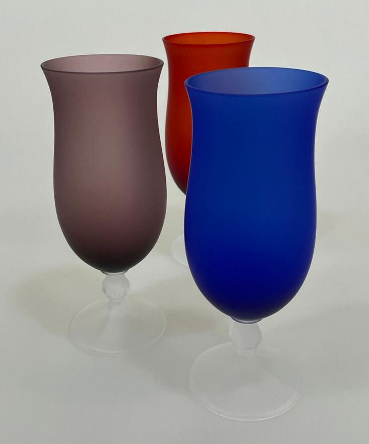 vintage color long glass 빈티지 컬러 롱 글라스