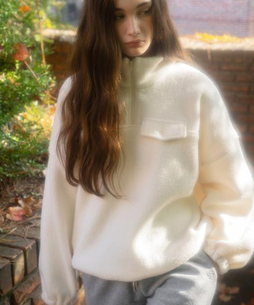 르니드 플리스 풀오버 (아이보리)