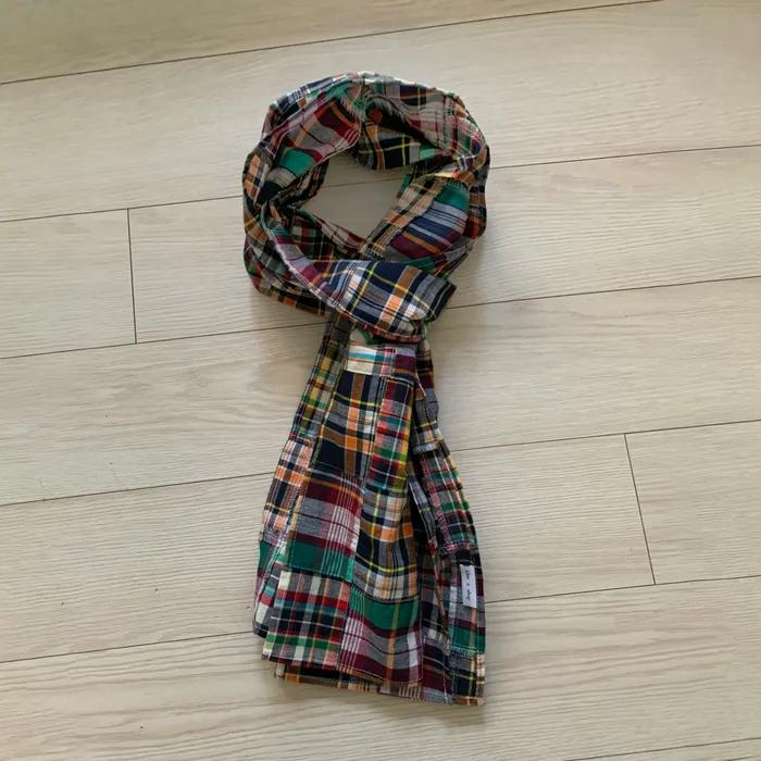 Patchwork Scarf / Navy 패치워크 스카프