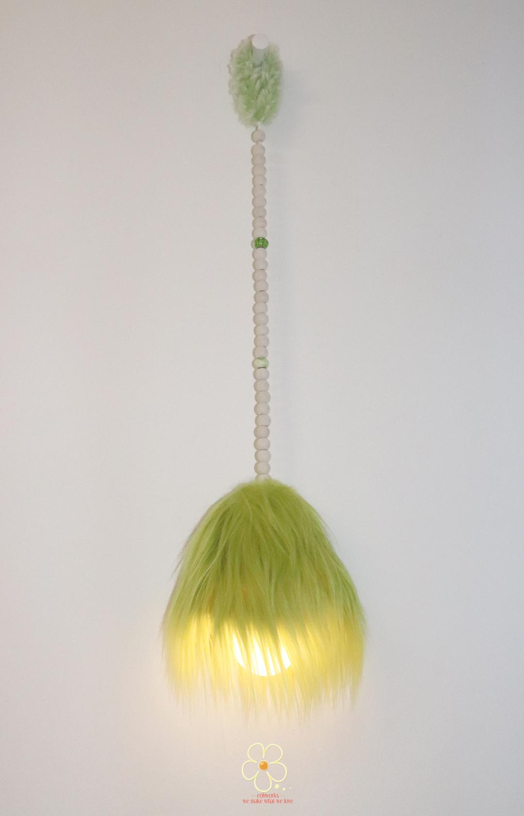 green hairy light