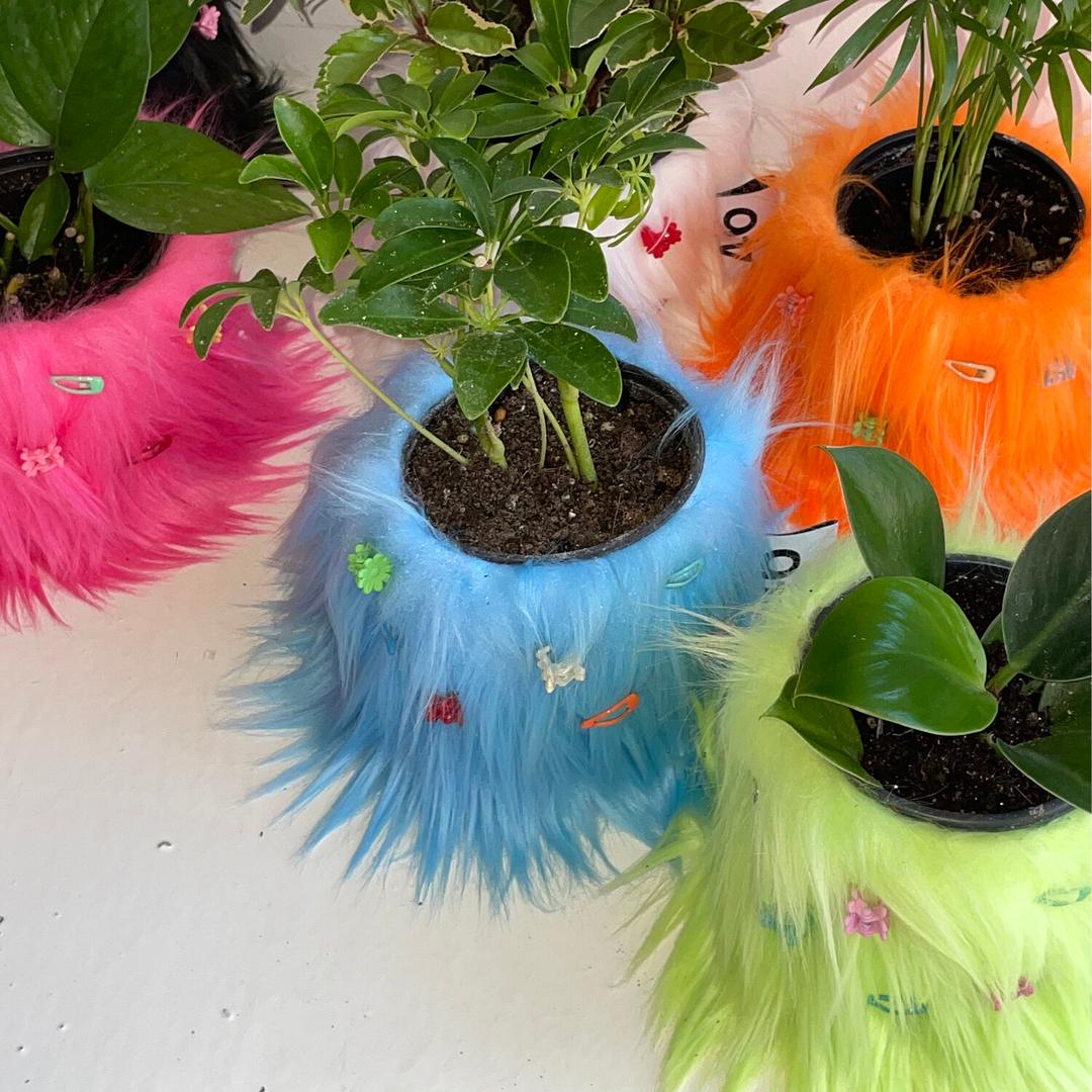 furry pot cover (7colors)