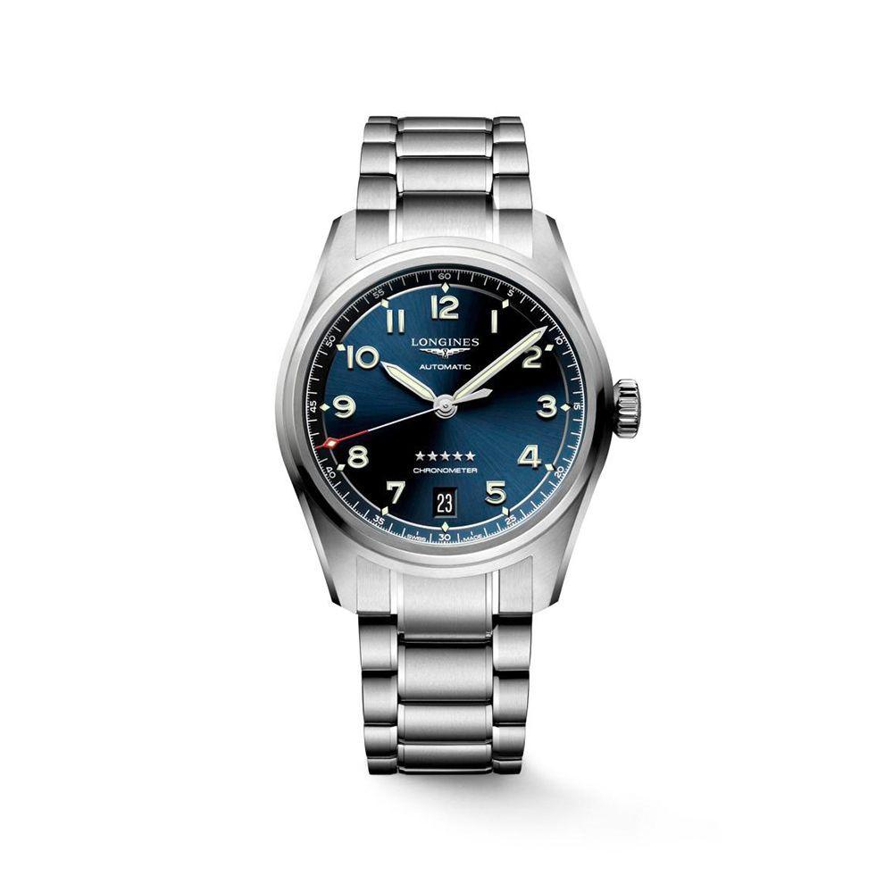 [공식] 론진 스피릿 블루 다이얼 37MM L3.410.4.93.6