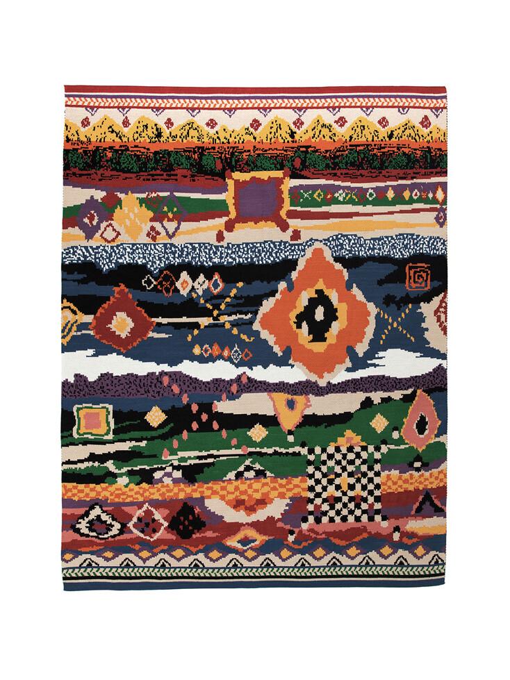 ARGYLE ETHNIC BLANKET
