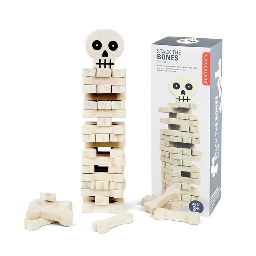 KIKKERLAND 키커랜드 해골 뼈다귀 젠가 캠핑 보드 게임