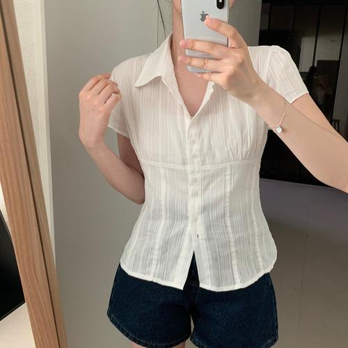 [활용도높은] 나인 셔츠 클래식 블라우스