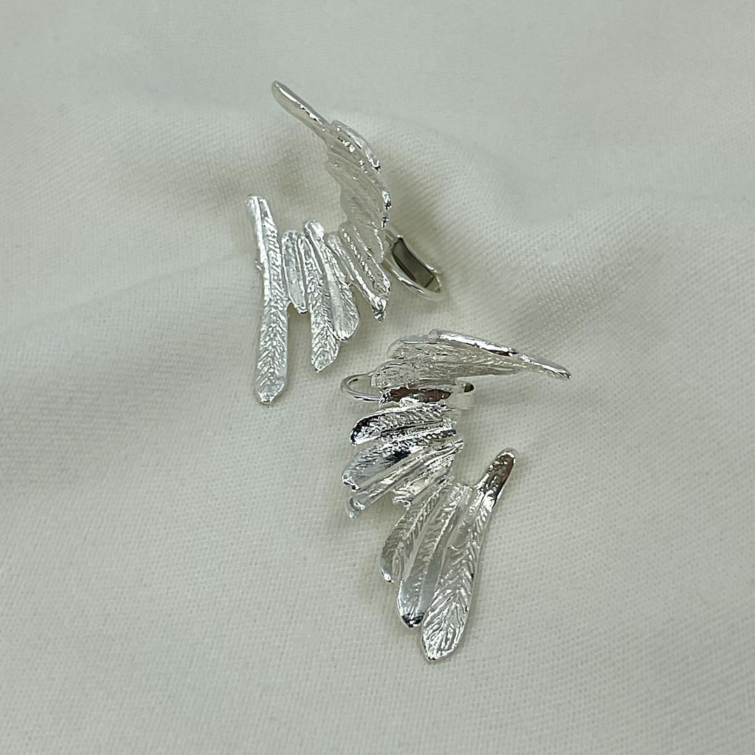 Feather earring