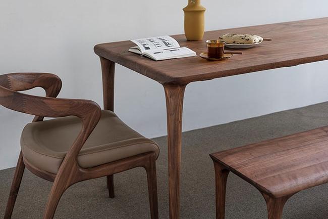 마이스터월넛 빈티지 식탁 원목 테이블 4인 6인 8인 다이닝 회의 카페