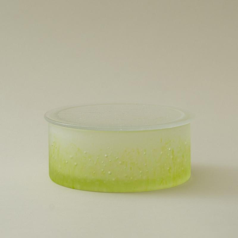 유리공기 원형합 S - 연두