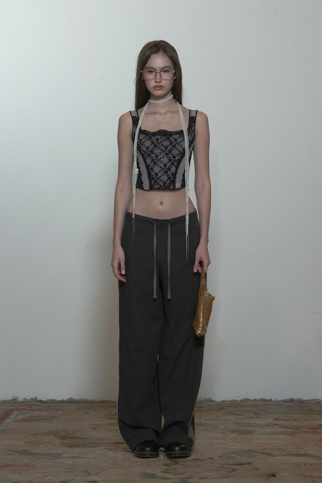 Team Mary Corset Top Black/Blush