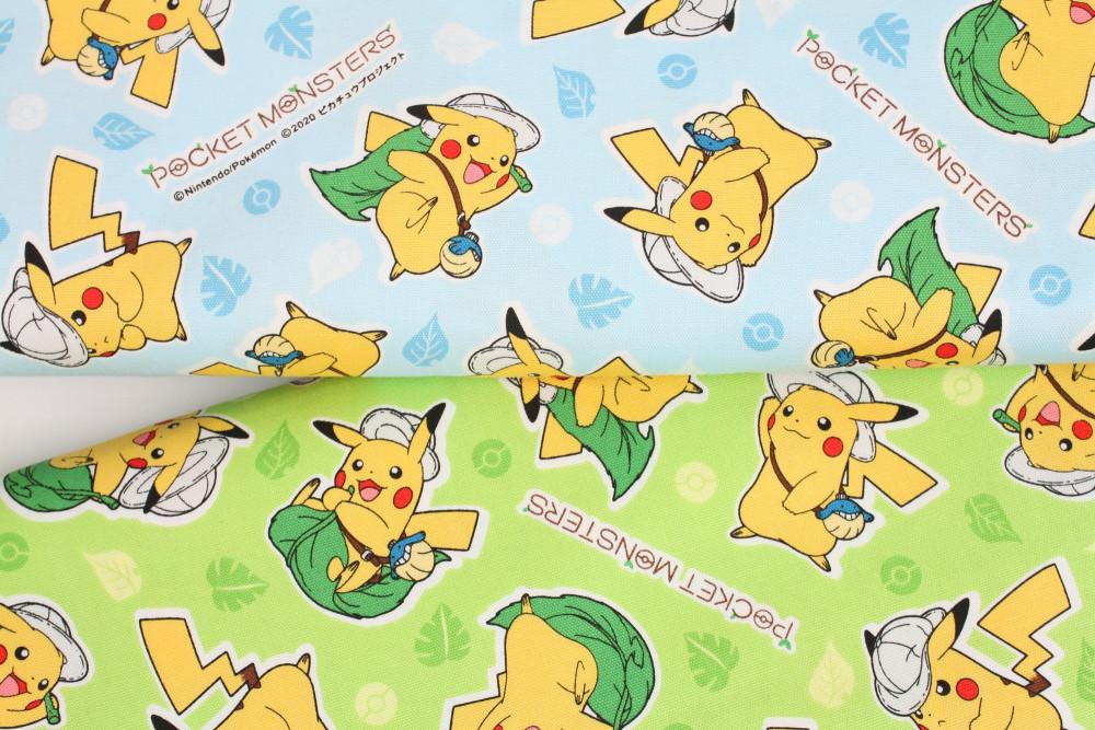 [캐릭터원단] 포켓몬스터, 포켓몬 / 나뭇잎 피카츄 / 일본 수입 정품 / 옥스포드