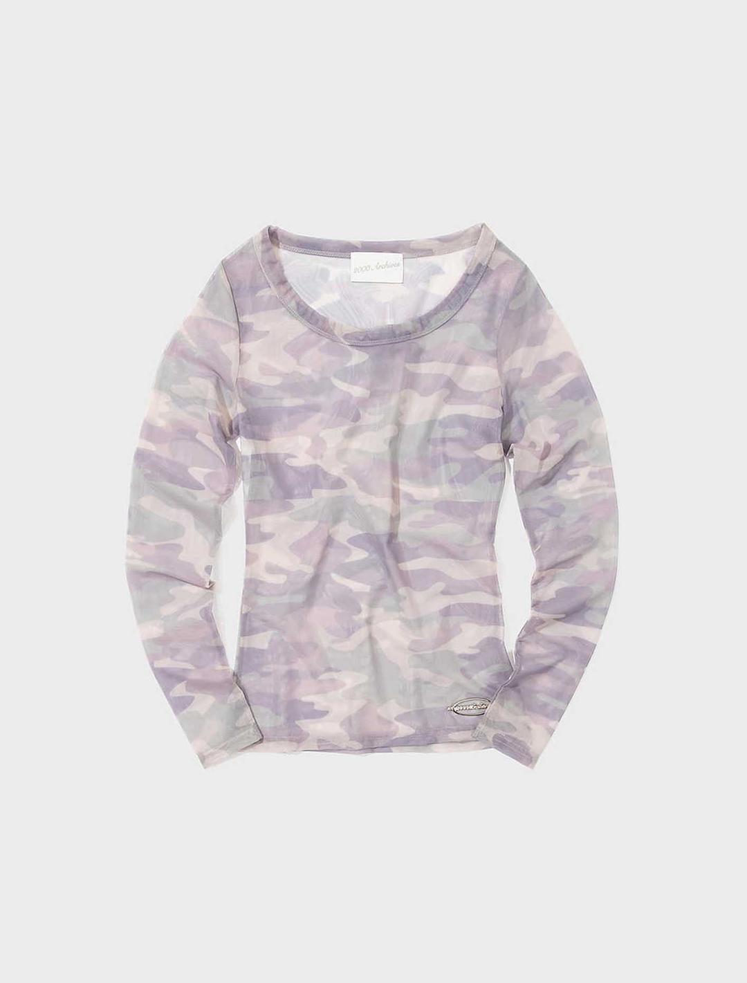 2000아카이브스 카모 메시 탑 카키