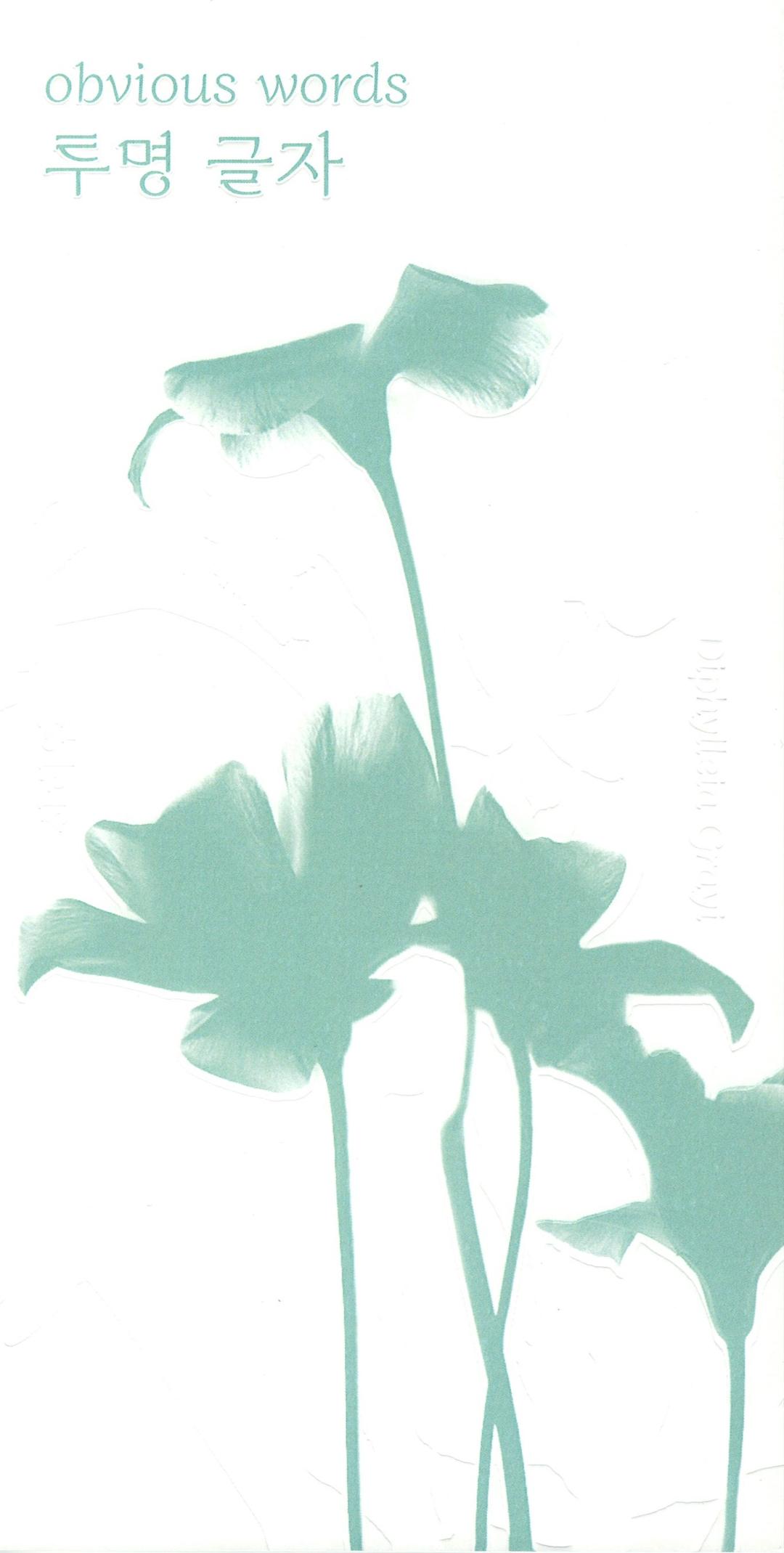 투명 글자(obvious words) / 형민하