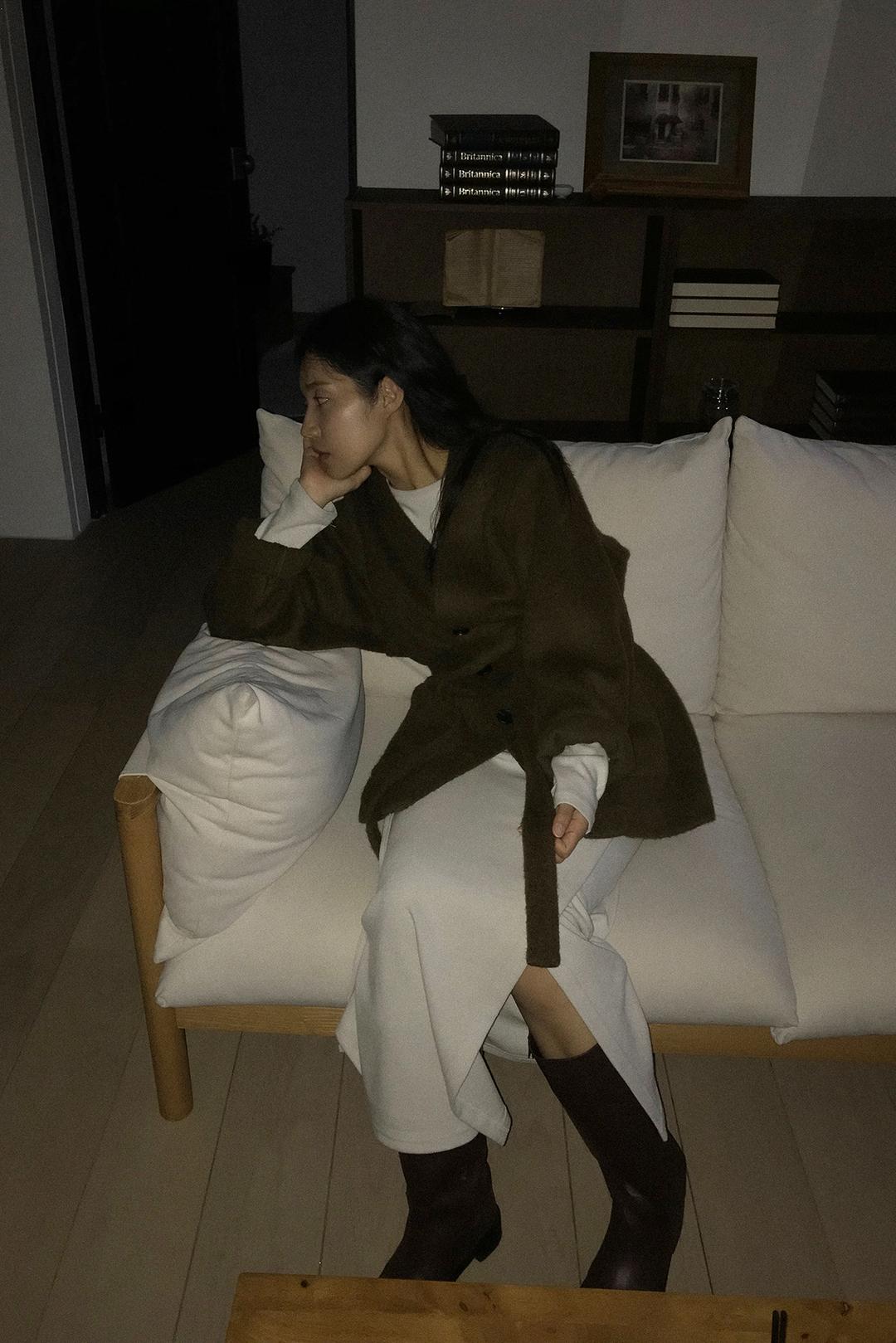 COMFORT WARP SKIRT - CREAMY WHITE