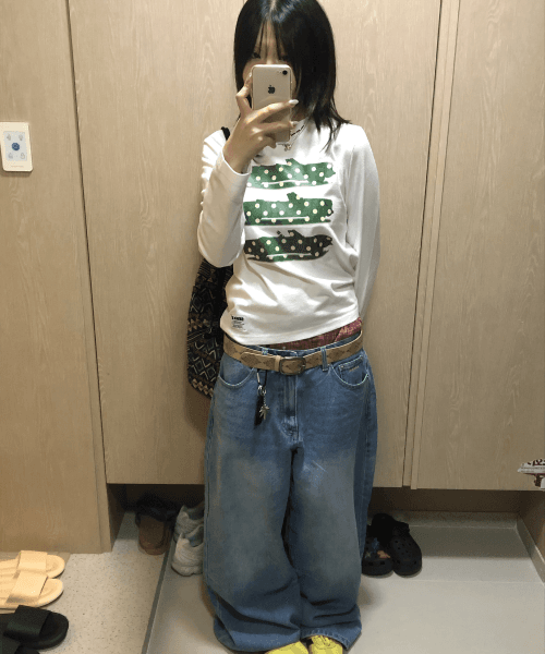 세미크롭 Green3 긴팔티