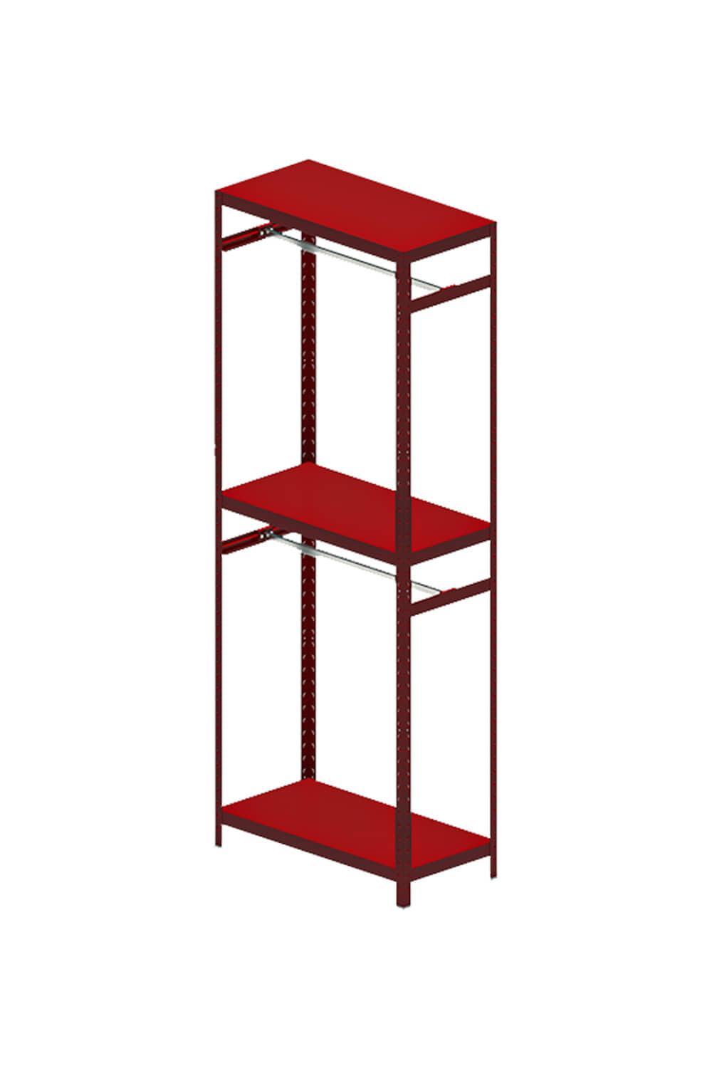 레어로우 랙 클로징 랙 - 레어 레드