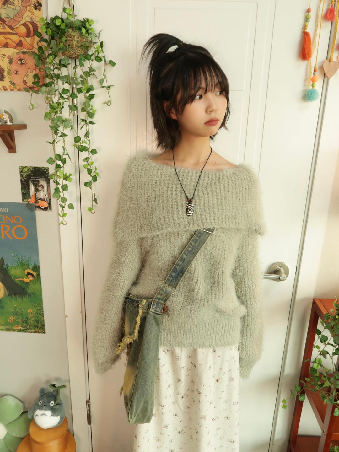 마지 Glitter off shoulder ( 4 color )