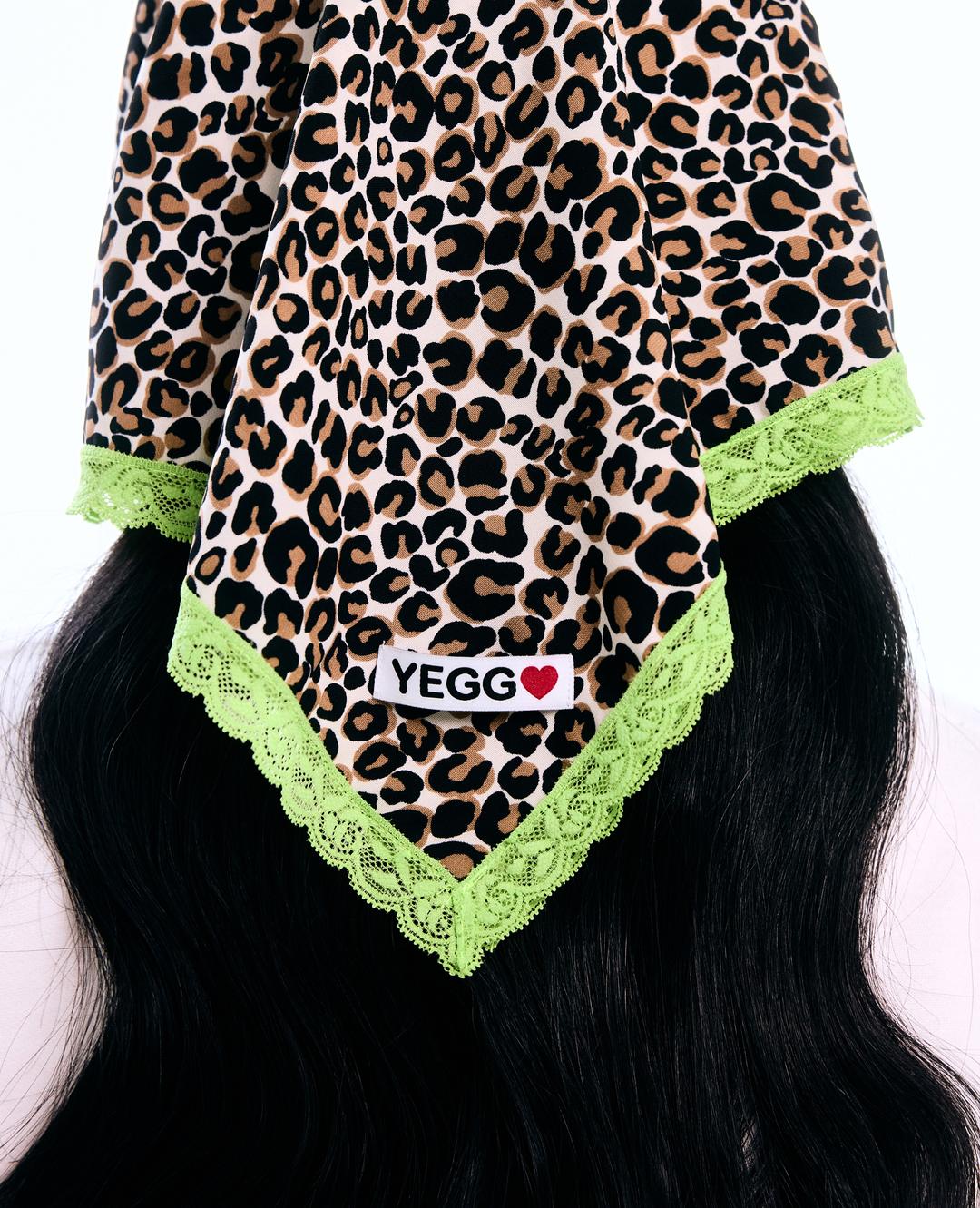 Leopard Scarf Top
