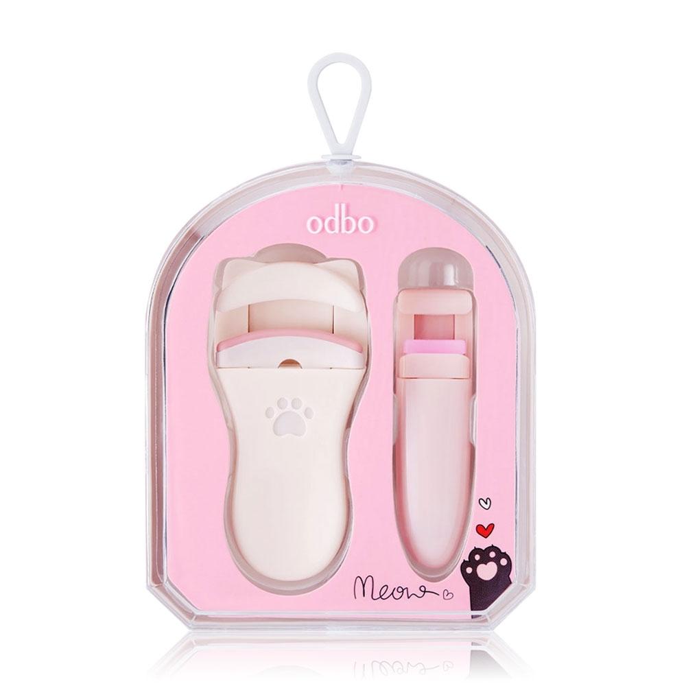 <3+1> odbo 고양이 뷰러 (속눈썹 집게) Meow Meow Lash Curler (1set, 2pcs)