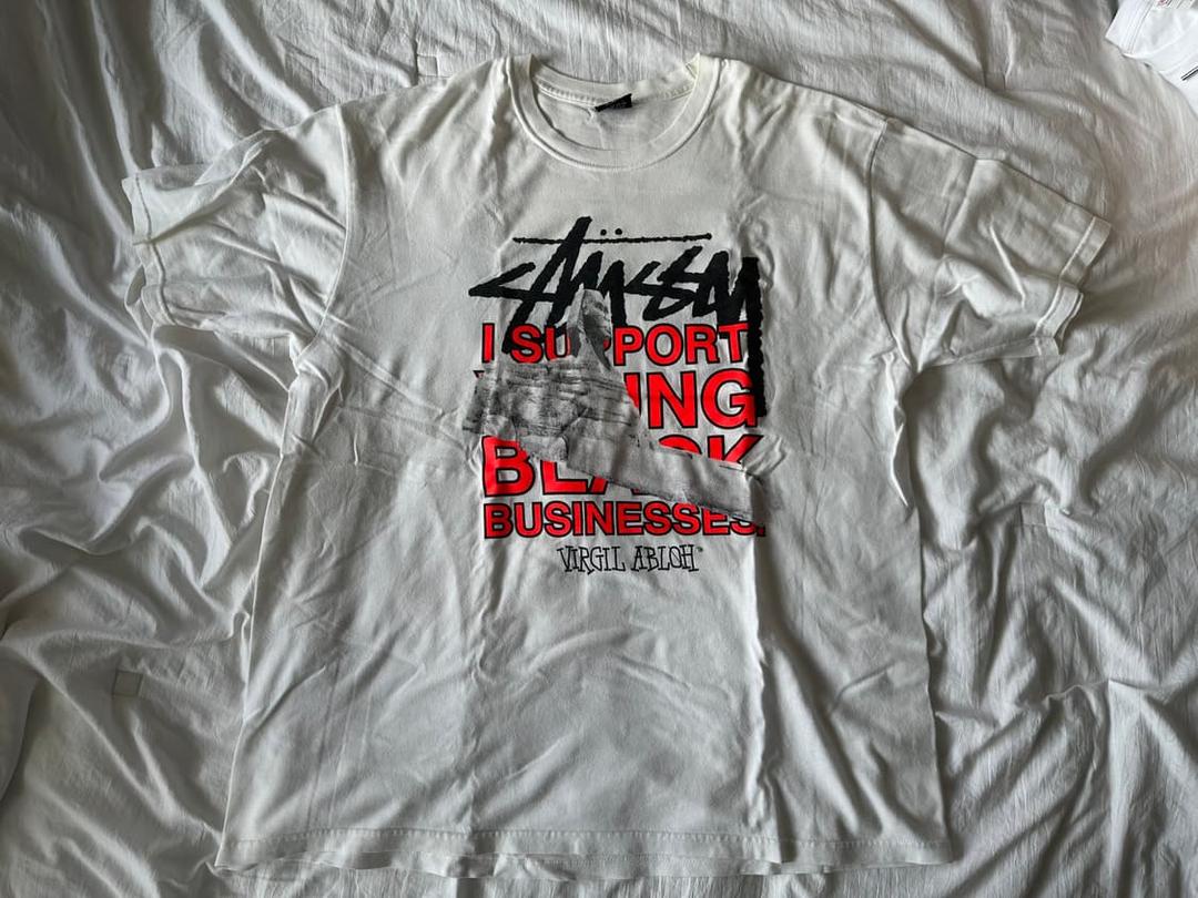 Stussy X Off-white 40 WT t-shirt XL | 후루츠패밀리