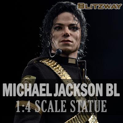 마이클잭슨 블랙라벨 버전 1:4 스테츄_BW-BL-60101