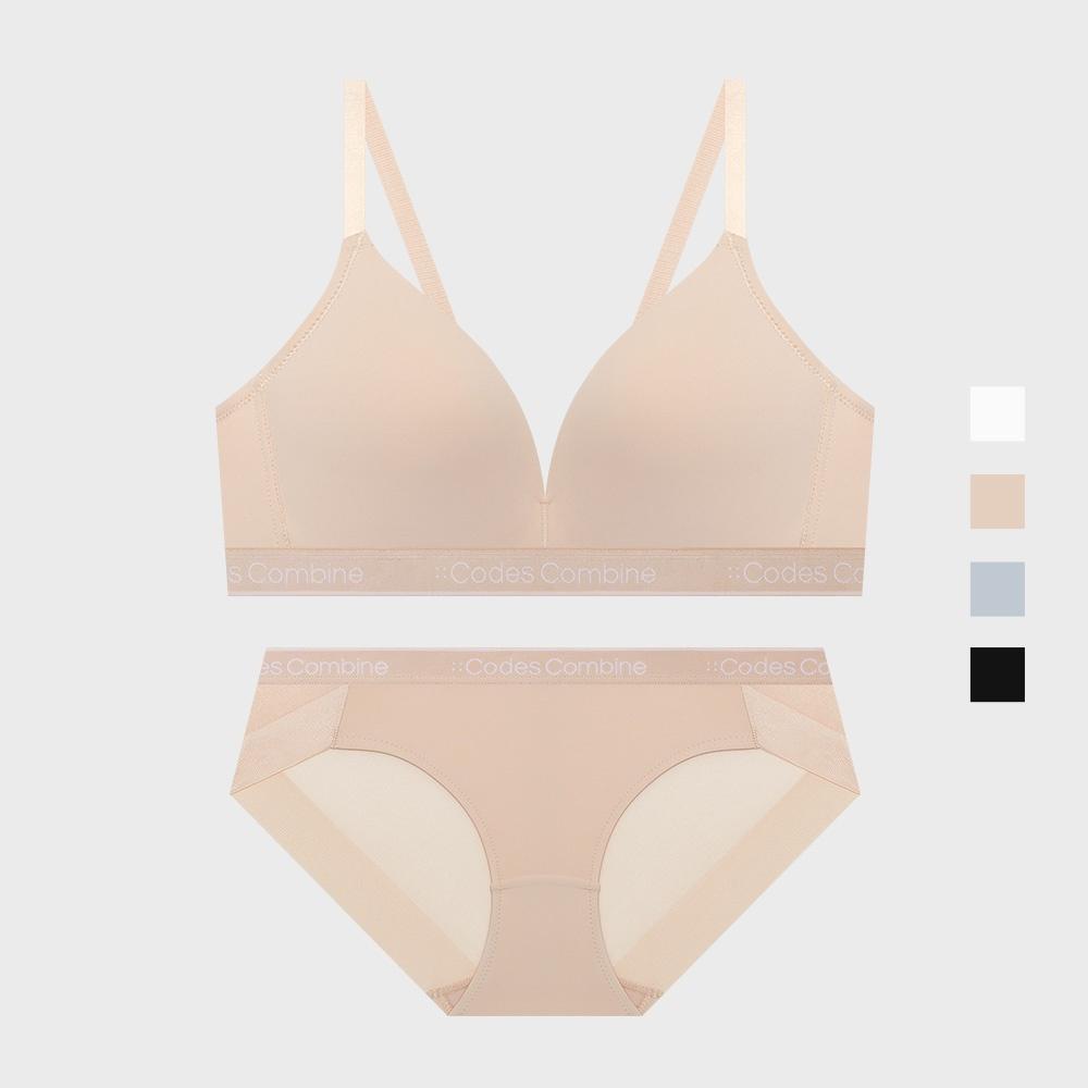 컴포트 푸쉬 브라 팬티 세트 4Colors