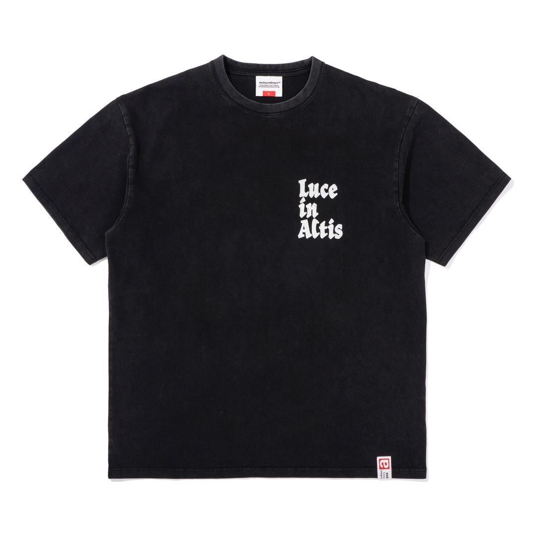 LUCE IN ALTIS PIGMENT TEE CHARCOAL