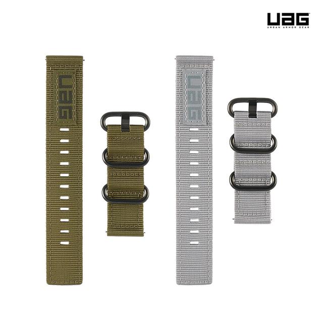 UAG 나토 갤럭시워치 5 4 3 클래식 액티브 2 스트랩 시계줄 밴드 22mm 20mm 가민 포러너