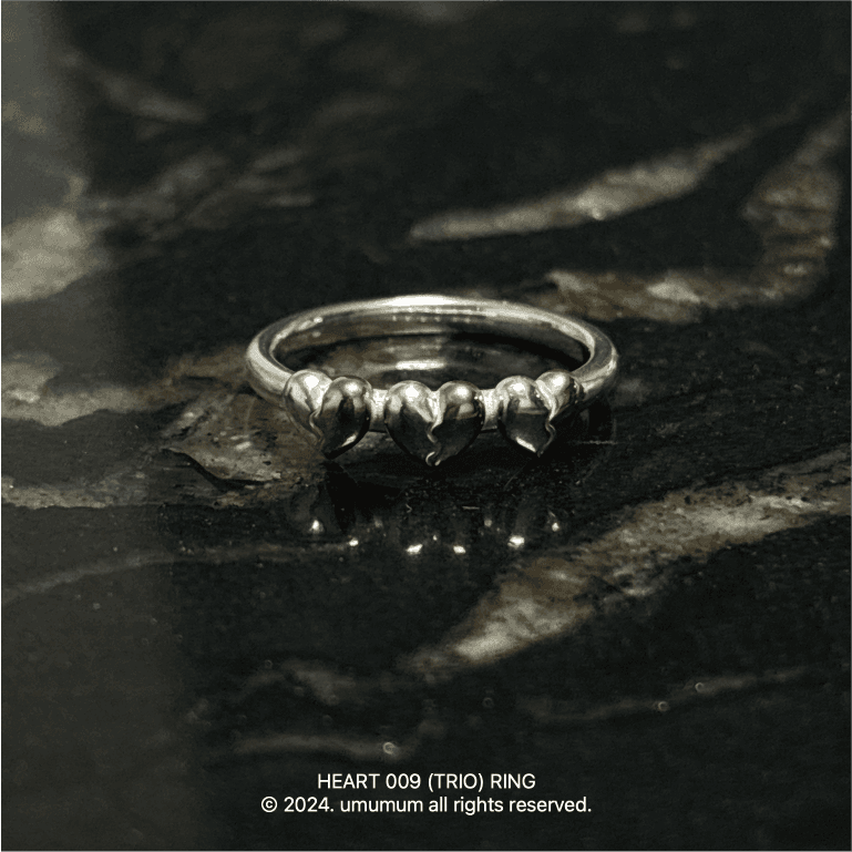 HEART 009 (TRIO) RING