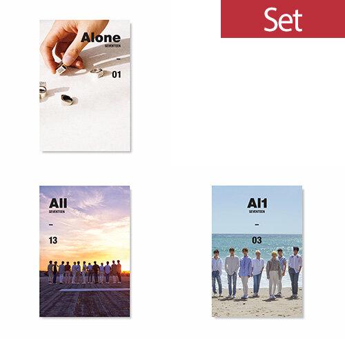[세트] 세븐틴 - 미니 4집 Al1 [Alone+Al1+All ver.][재발매]