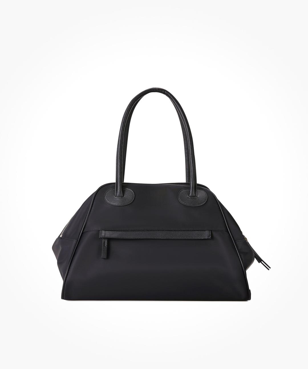 [리퍼브]TWO ZIPPER BAG NYLON ORIGINAL(BLACK PEPPER)