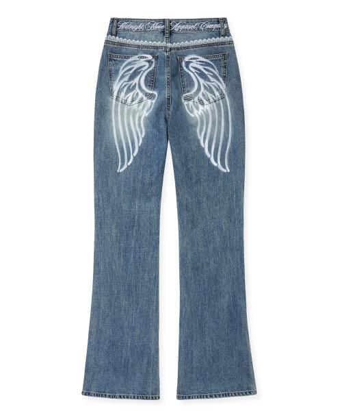 lace bt pants (blue)