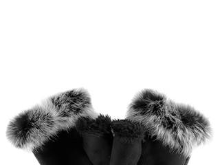 [ 2nd ] Mushy fingerless warmer (bl)