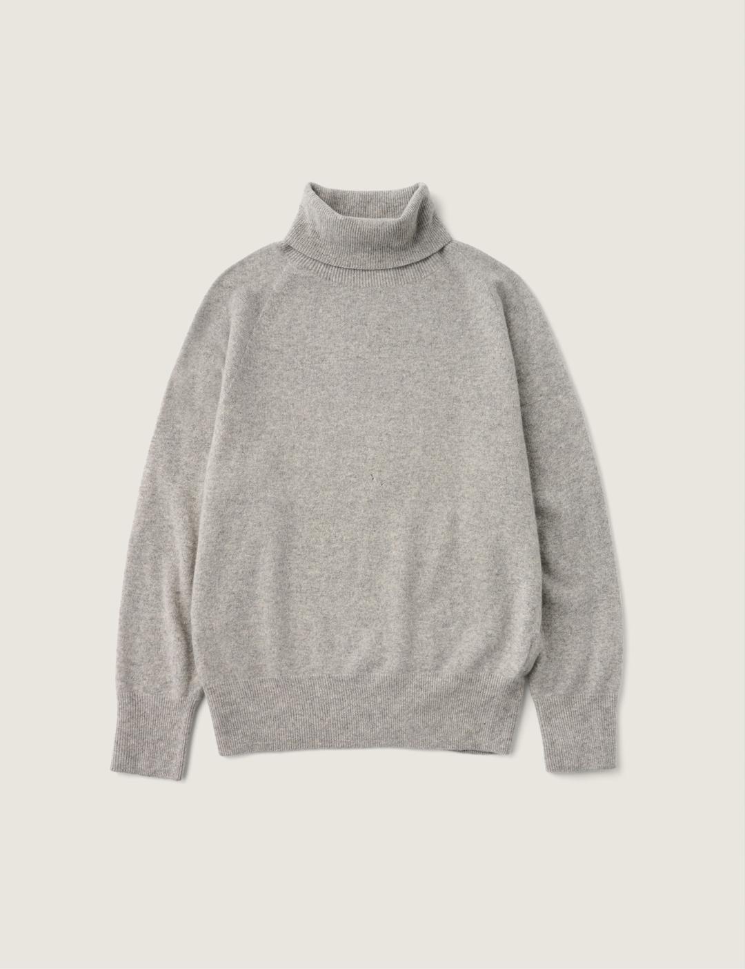 Wool Wholegarment Knit (Melange Gray)