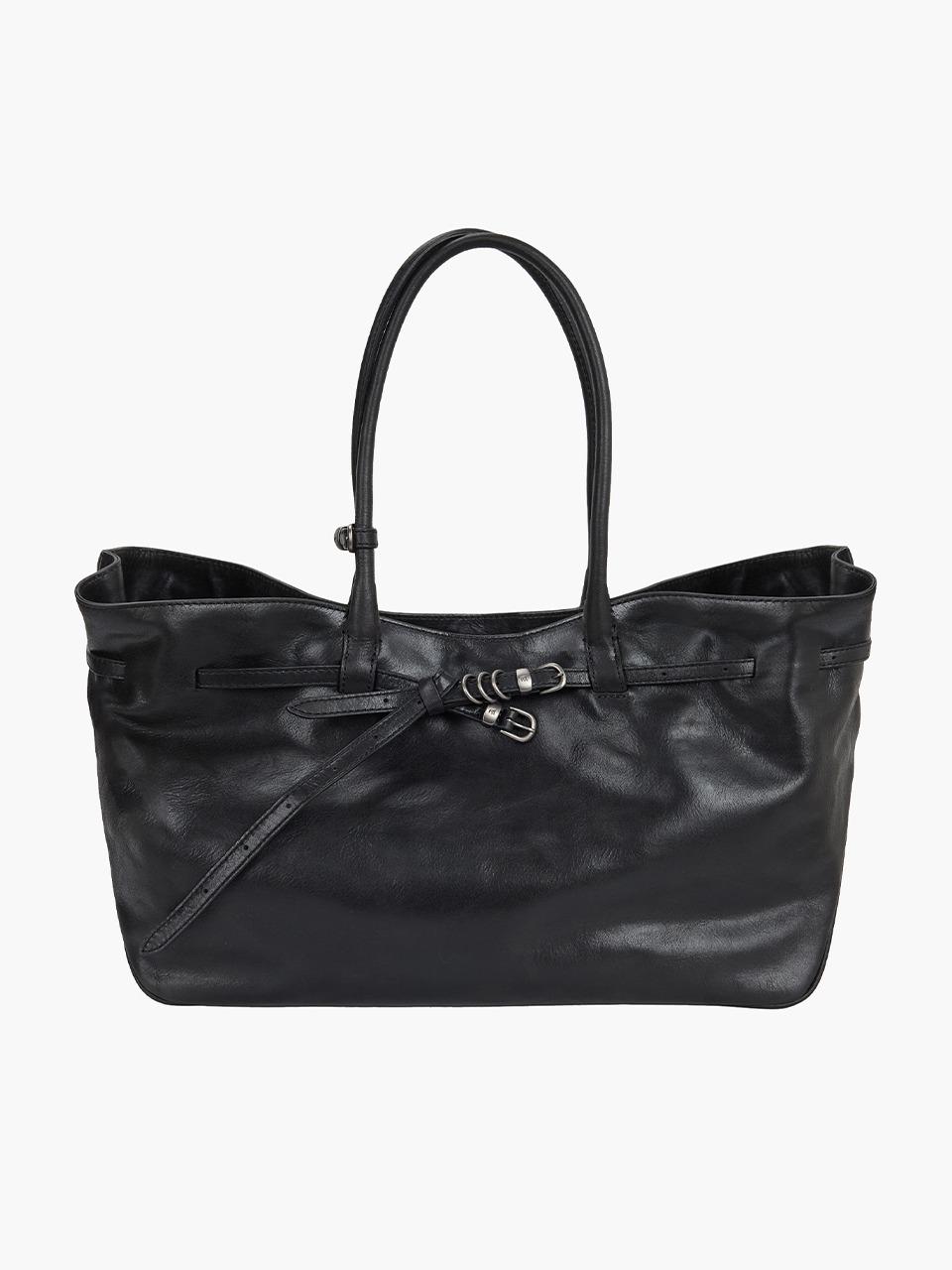GRANDMA USED BAG LARGE_black pull-up