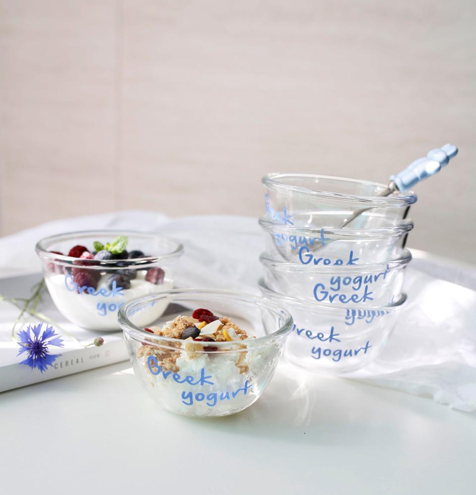 그린 샐러드&그릭요거트 글라스/ 아이스크림볼 씨리얼그릇