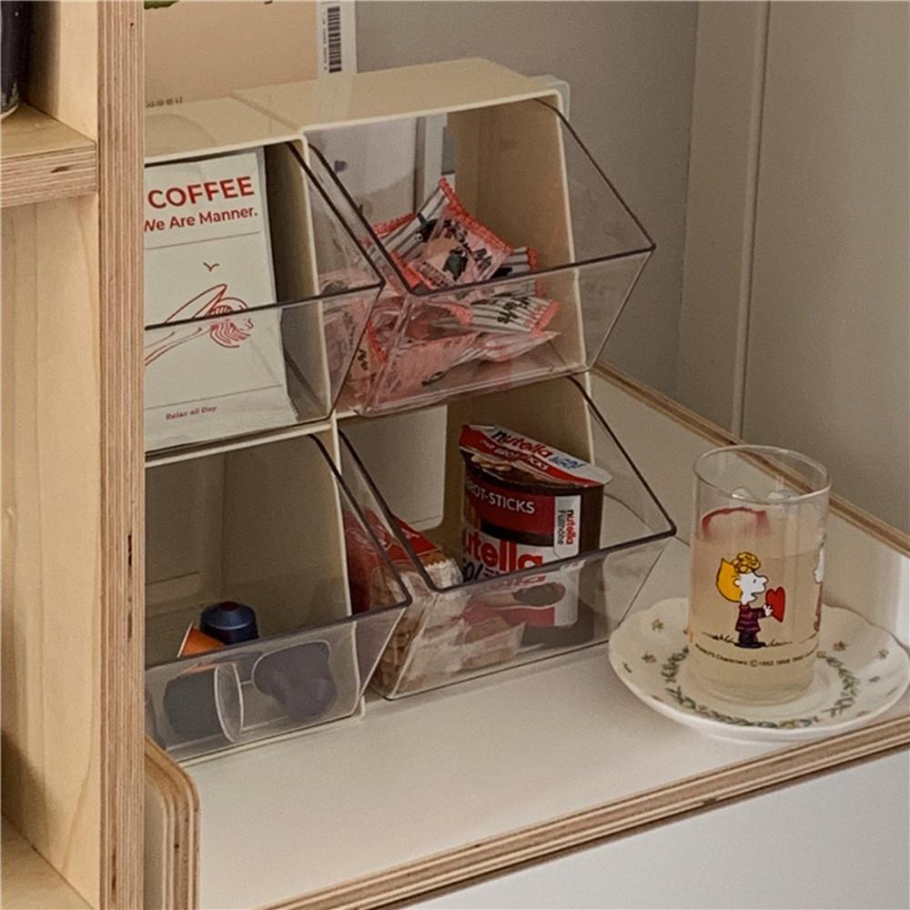 수심 티백 보관함 캡슐 정리함 주방 수납박스 서랍 2단 사무실 커피 보관함 간식 선반