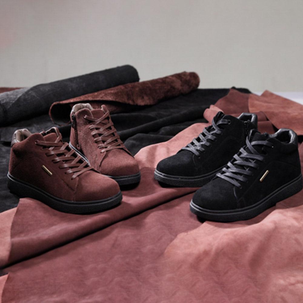 [스웨이드] 쏘르망 아리안스 방한화 스웨이드 겨울 방한부츠 털신 겨울신발