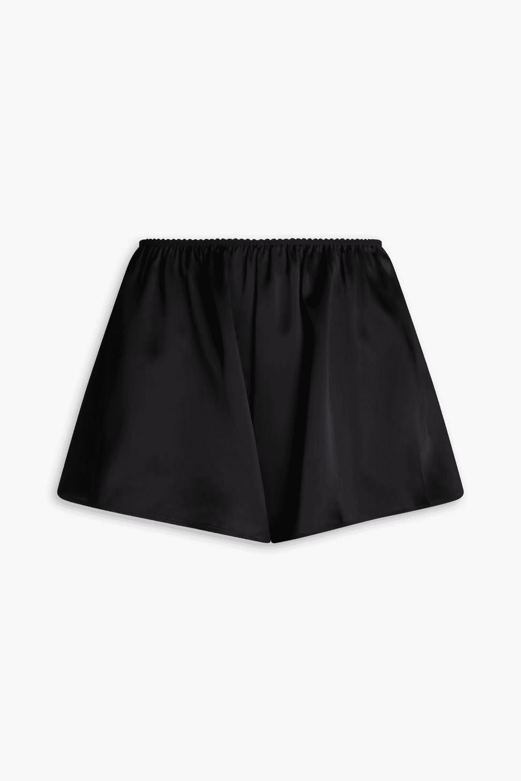 Silk-satin shorts