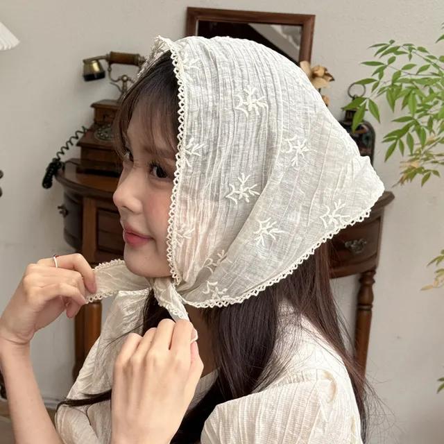 [❤당일출고❤] 빈티지 링클 헤어 두건 스카프 3color